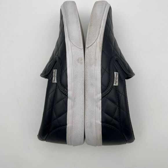 Vera Bradley Black Quilted Slip On Sneaker‎ Comfort shoes womens size 7.5 - Picture 8 of 11